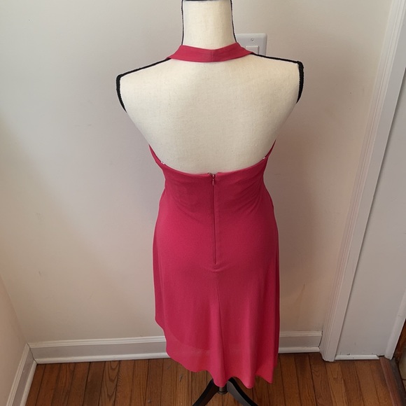 Laundry by Shell Segal Dark Pink Halter Dress NWT - Picture 7 of 16